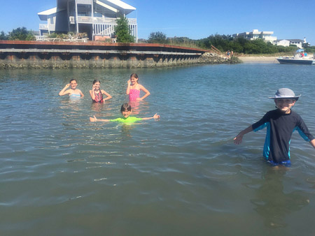 Memorial Day beach trip with Warren cousins  