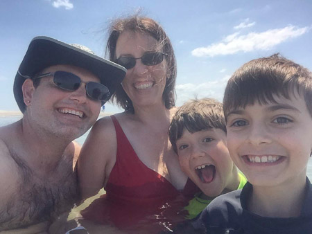 Memorial Day beach trip with Warren cousins  