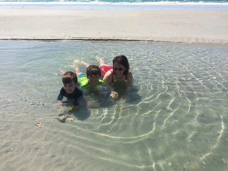 Memorial Day beach trip with Warren cousins  