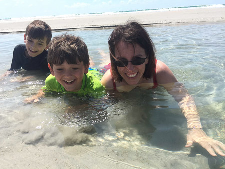 Memorial Day beach trip with Warren cousins  