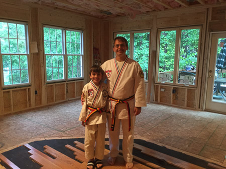On the way to black belt testing 