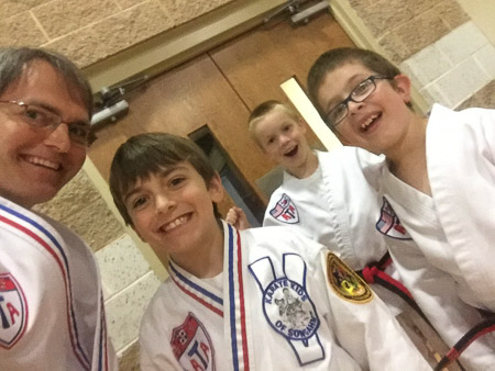 Black belt testing
