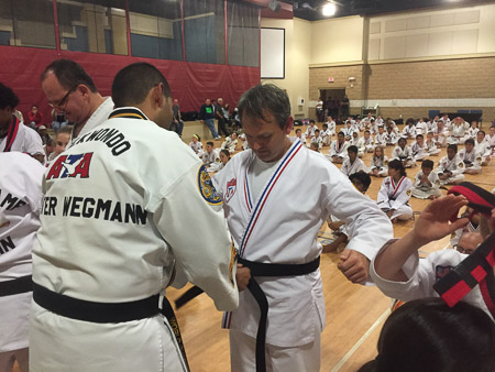Black belt testing