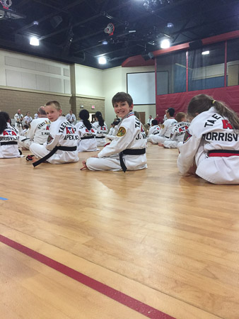 Black belt testing