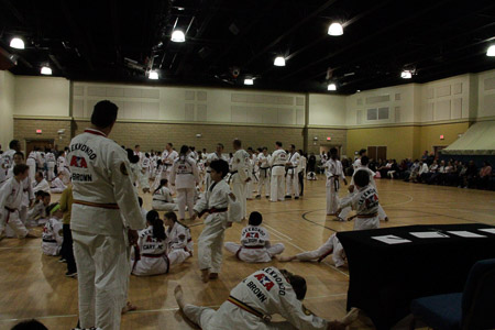 Black belt testing