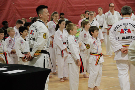 Black belt testing