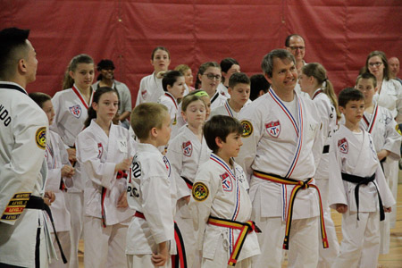 Black belt testing