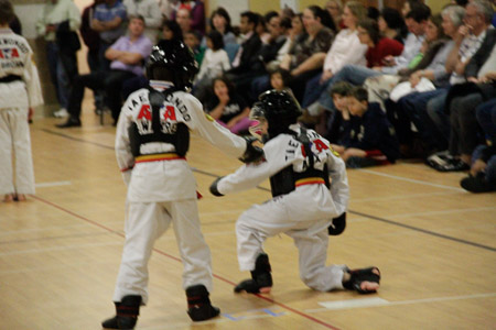 Jonah helping his opponent stand up