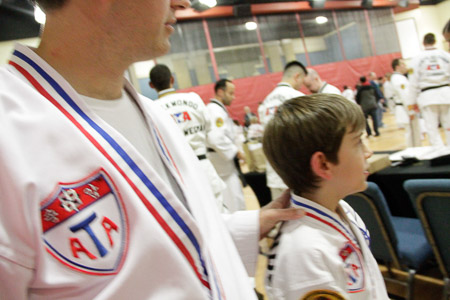 Black belt testing