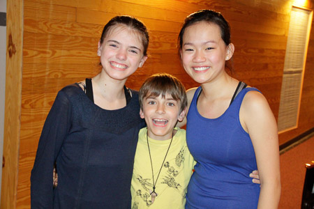 Ella, Jonah, and Olivia