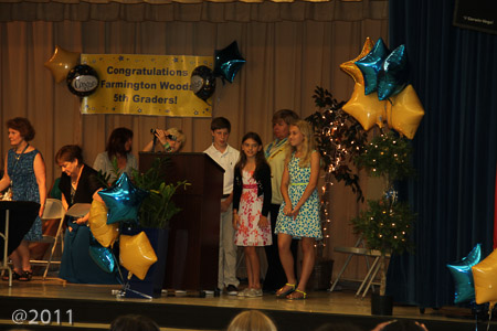 Student Council Officers saying The Pledge
