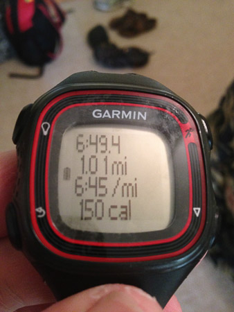 One mile in under 7 minutes!