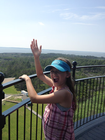 Ella at Bodie Island
