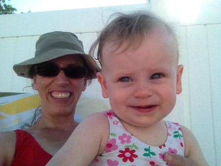 Hanging at the beach house