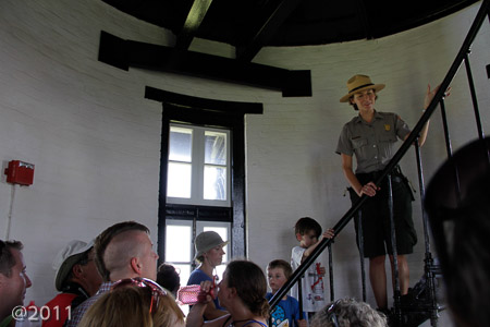 Climbing Bodie Island Lighthouse