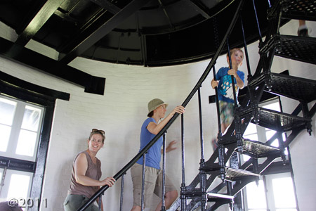 Climbing Bodie Island Lighthouse