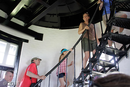 Climbing Bodie Island Lighthouse