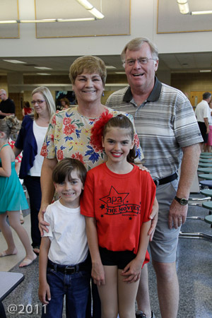 With Grammie and Pop after APA Recital