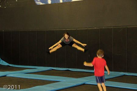Defy Gravity for Ella's 11th Birthday with Jonah and Alivia
