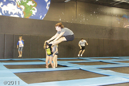 Defy Gravity for Ella's 11th Birthday with Jonah and Alivia