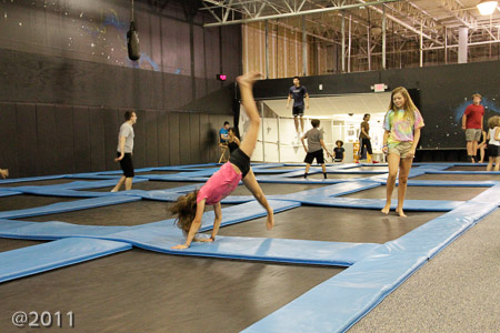 Defy Gravity for Ella's 11th Birthday with Jonah and Alivia