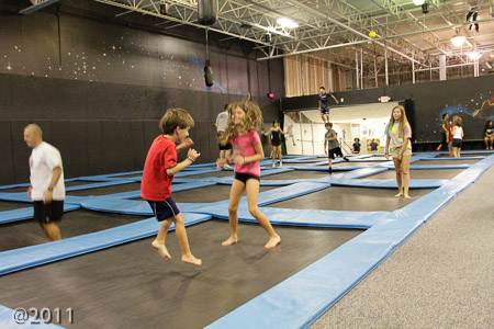Defy Gravity for Ella's 11th Birthday with Jonah and Alivia