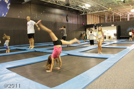 Defy Gravity for Ella's 11th Birthday with Jonah and Alivia