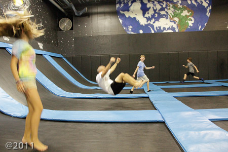 Defy Gravity for Ella's 11th Birthday with Jonah and Alivia