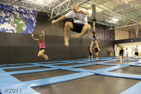 Defy Gravity for Ella's 11th Birthday with Jonah and Alivia