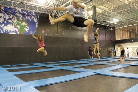 Defy Gravity for Ella's 11th Birthday with Jonah and Alivia