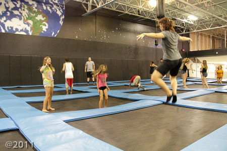 Defy Gravity for Ella's 11th Birthday with Jonah and Alivia