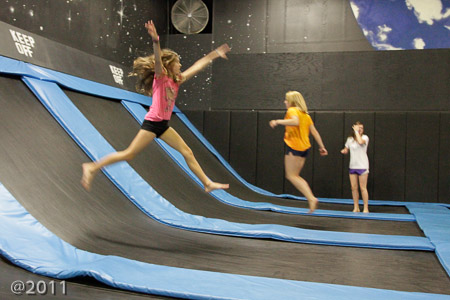 Defy Gravity for Ella's 11th Birthday with Jonah and Alivia