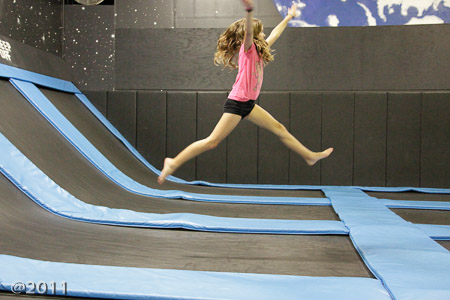 Defy Gravity for Ella's 11th Birthday with Jonah and Alivia
