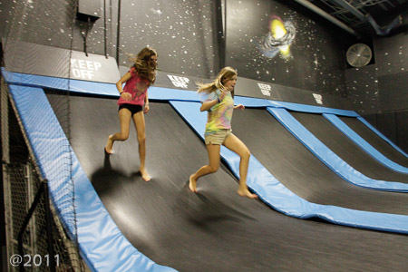 Defy Gravity for Ella's 11th Birthday with Jonah and Alivia