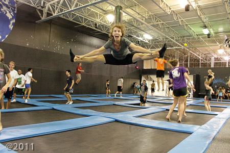 Defy Gravity for Ella's 11th Birthday with Jonah and Alivia