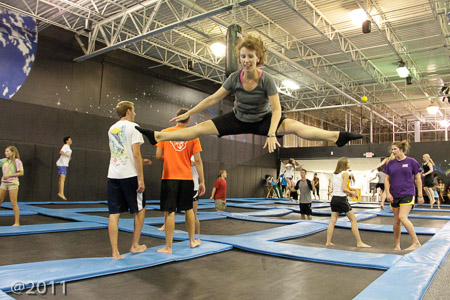 Defy Gravity for Ella's 11th Birthday with Jonah and Alivia