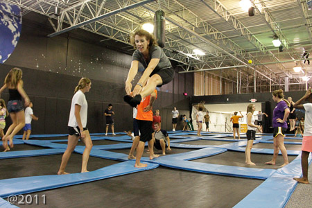 Defy Gravity for Ella's 11th Birthday with Jonah and Alivia