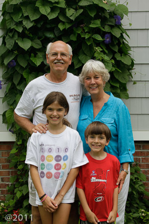 Visiting with Grandpa and Grandma