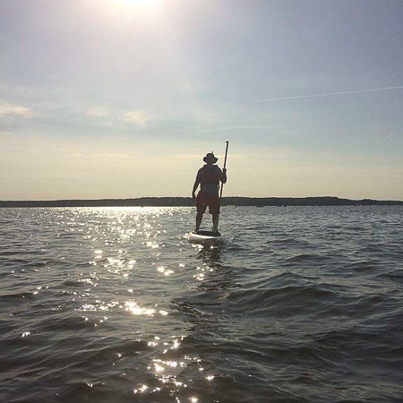 SUP at Topsail