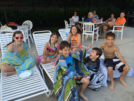 Friday Night at the Pool
