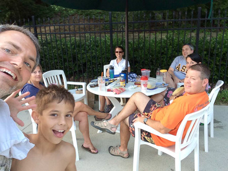 Friday Night at the Pool