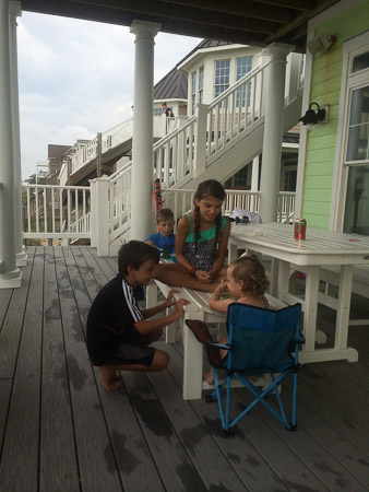 dining outside