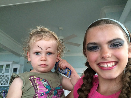 Fun with makeup