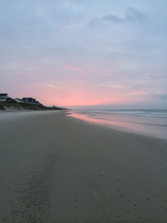 Last morning on the beach