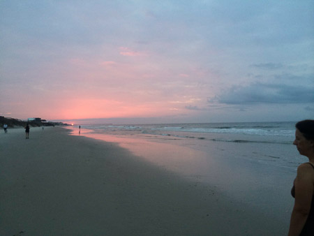 Last morning on the beach