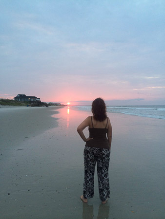 Last morning on the beach