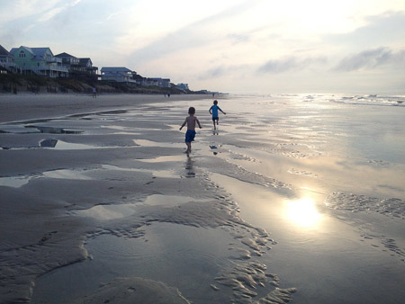 Early morning with Jonah and Eddie