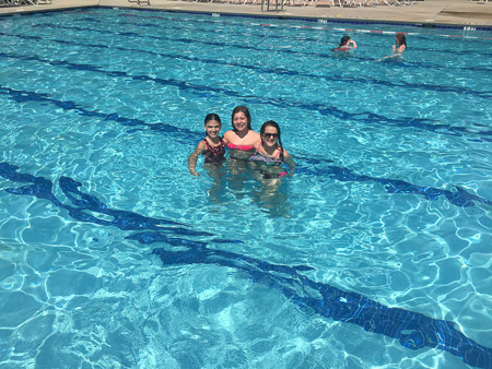 pool time