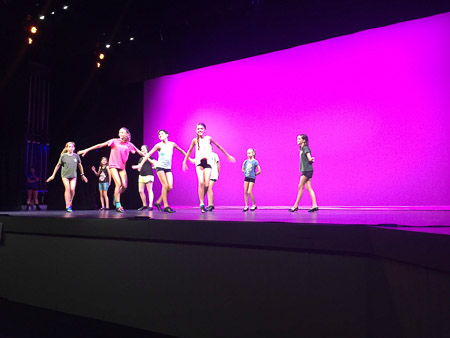 Tech rehearsal for APA recital