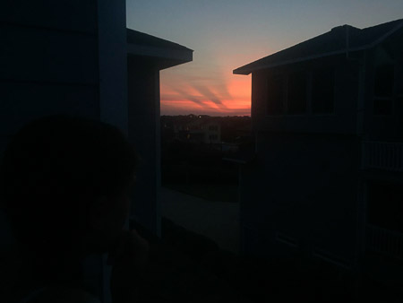 beach sunset Duck, NC